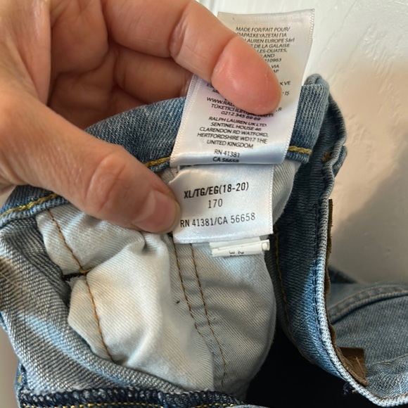 Polo by Ralph Lauren Blue Jean Shorts Casual Style - Picture 5 of 7